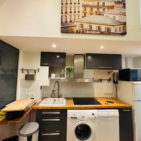 Daire Cozy Loft Near The Marais District Paris